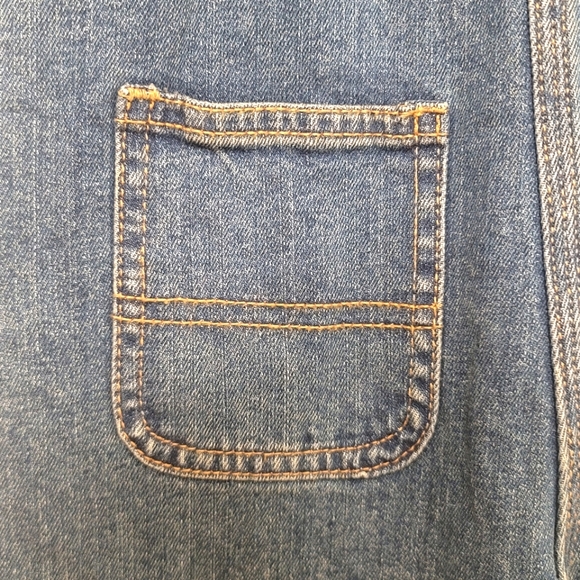 Carhartt Kids Overalls Denim Blue Jeans Pants Romper Toddler Little Boys Size 2T - Picture 7 of 13